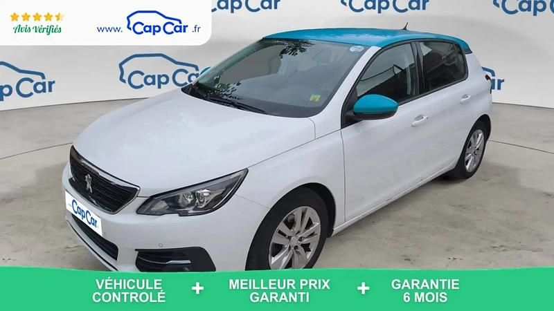 Blanc Utilisé 2019 Peugeot 308 Active Berline | 8 490 € (Bon prix) - Image 1/4
