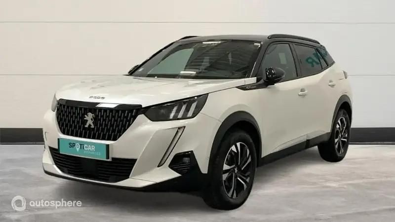 Blanc Utilisé 2020 Peugeot 2008 GT-line SUV | 14 999 € (Prix assez cher) - Image 1/4