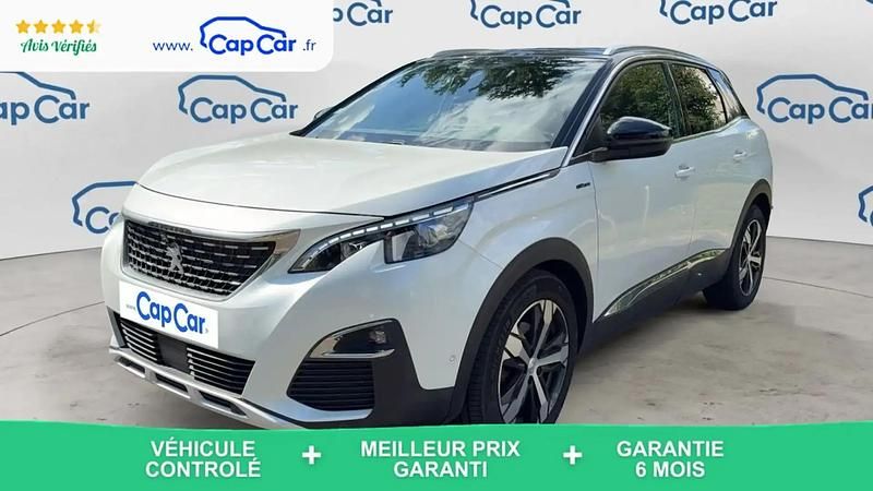 Blanc Utilisé 2018 Peugeot 3008 GT-line SUV | 15 490 € (Bon prix) - Image 1/4
