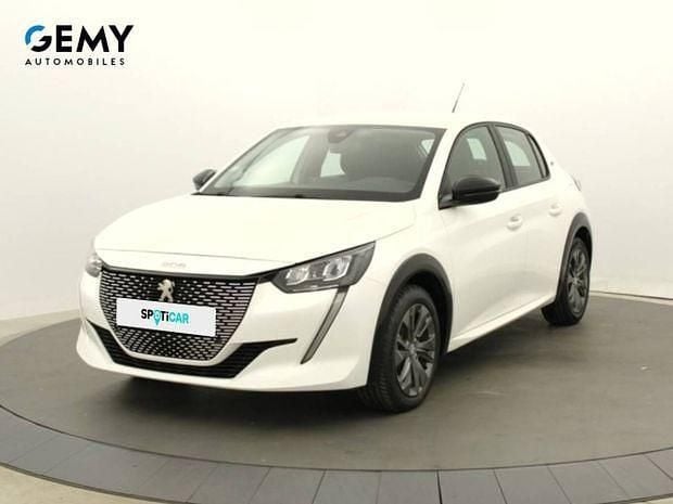 Blanc Utilisé 2022 Peugeot e-208 Active Citadine | 15 990 € (Prix juste) - Image 1/4