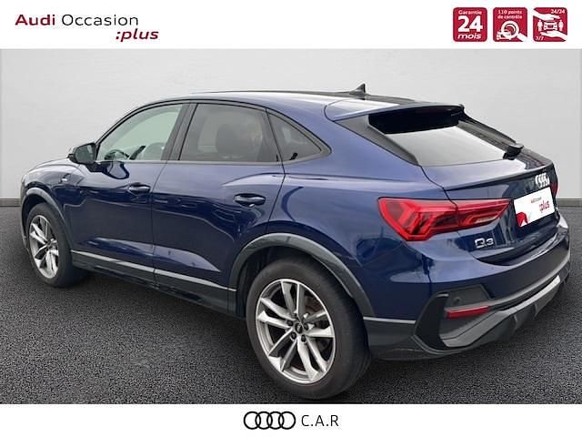 Occasion Audi Q3 Sportback S-Line 150 ch (110 kW) 2023 Bleu navarre métallisé SUV