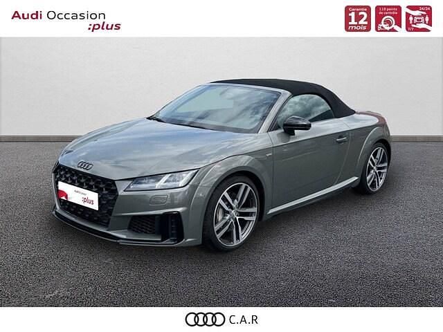 Gris chronos métallisé Occasion 2023 Audi TT Roadster S-Line Cabriolet | 53 990 € - Image 1/4