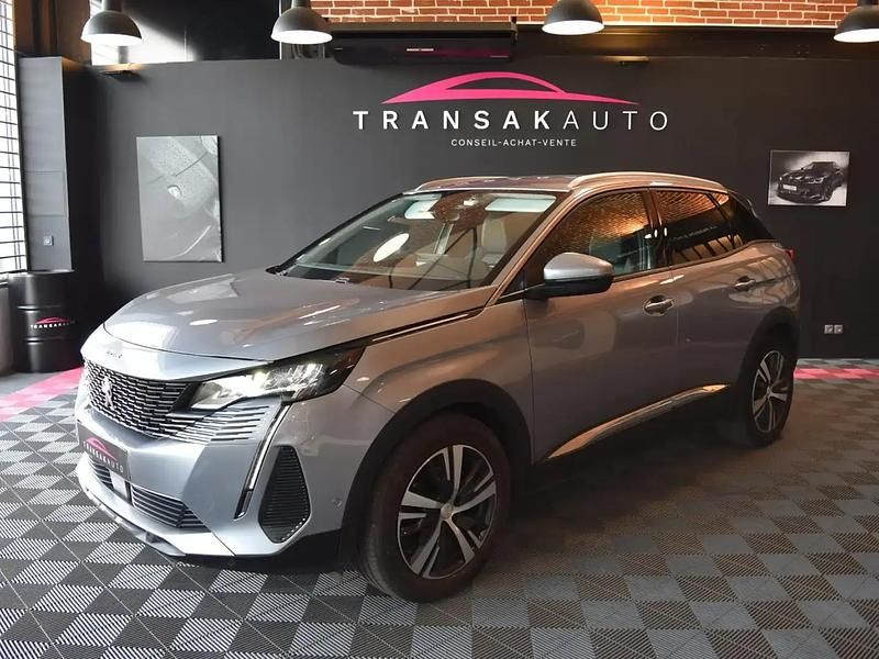 Gris Utilisé 2021 Peugeot 3008 Allure | 16 490 € (Prix juste) - Image 1/4
