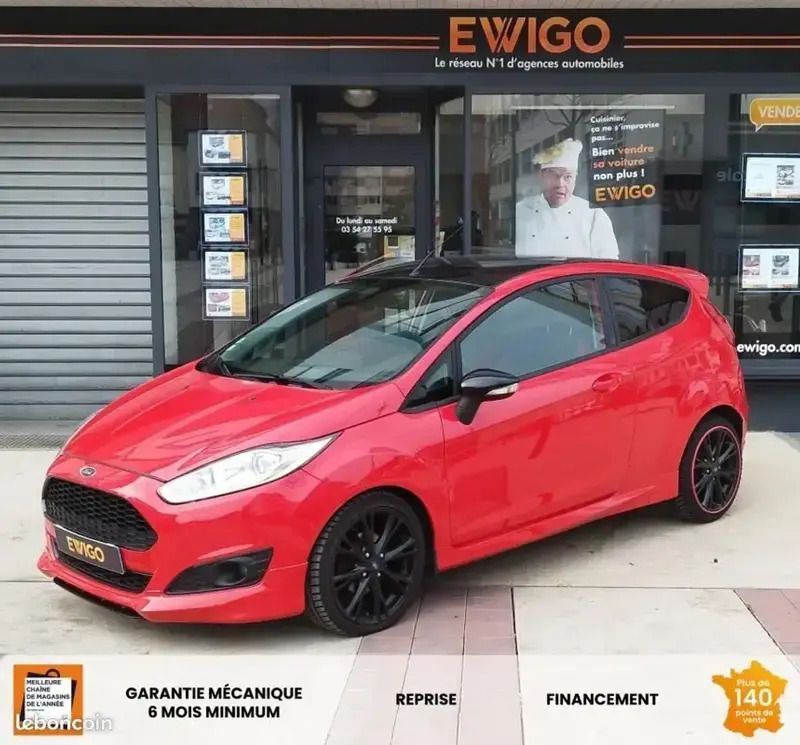 Rouge Utilisé 2016 Ford Fiesta Citadine | 6 890 € (Prix juste) - Image 1/4