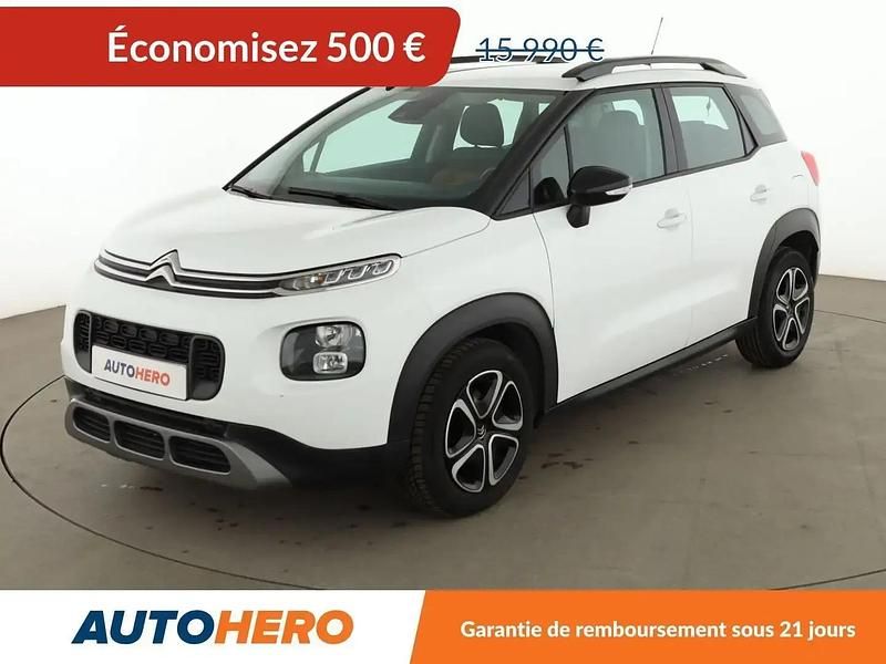 Blanc Utilisé 2019 Citroën C3 Aircross Feel SUV | 15 490 € (Prix juste) - Image 1/2