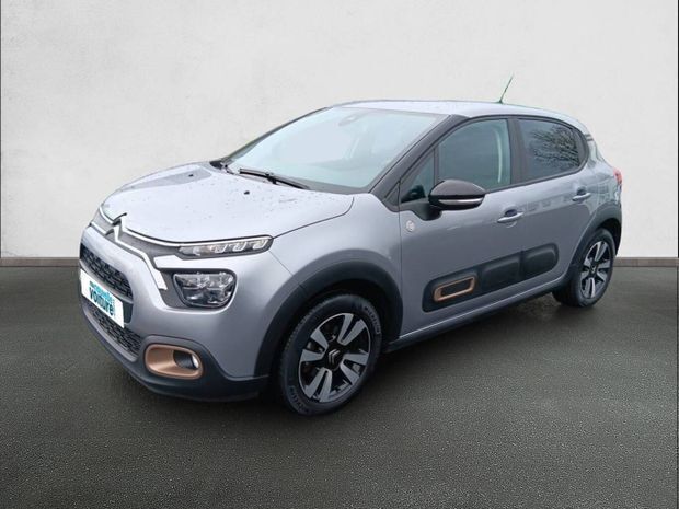 Gris Utilisé 2022 Citroën C3 PureTech Citadine | 11 990 € (Prix juste) - Image 1/4