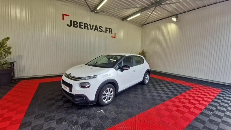 Blanc Utilisé 2020 Citroën C3 Feel Citadine | 9 490 € - Image 1/4