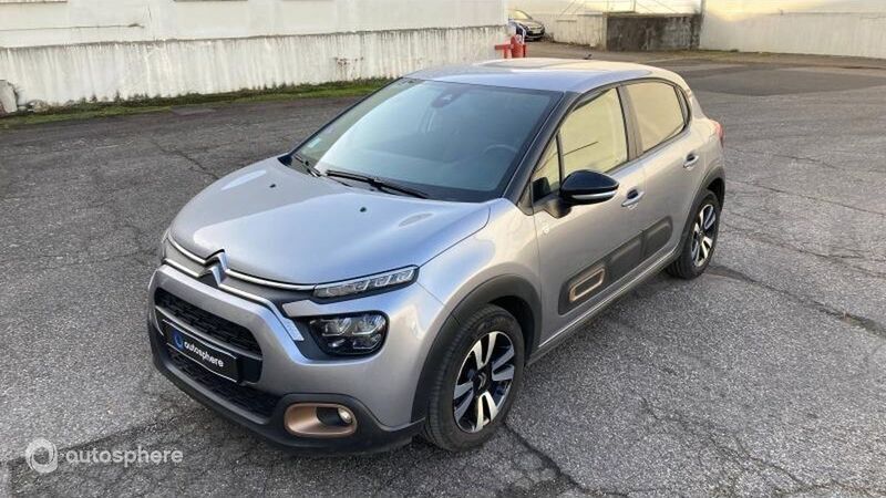 Gris Utilisé 2022 Citroën C3 PureTech Citadine | 10 999 € (Prix juste) - Image 1/4