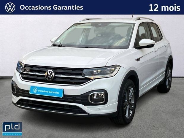 Blanc Utilisé 2022 VW T-Cross R-line SUV | 17 990 € (Bon prix) - Image 1/4