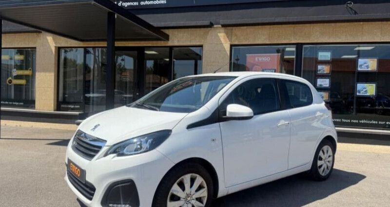 Blanc Utilisé 2017 Peugeot 108 Active Citadine | 6 590 € (Bon prix) - Image 1/4
