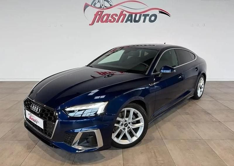 Bleu Occasion 2023 Audi A5 S-Line Berline | 32 900 € - Image 1/4