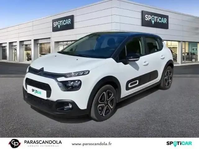 Blanc banquise (o) Occasion 2022 Citroën C3 Feel Berline | 11 950 € (Prix juste) - Image 1/4