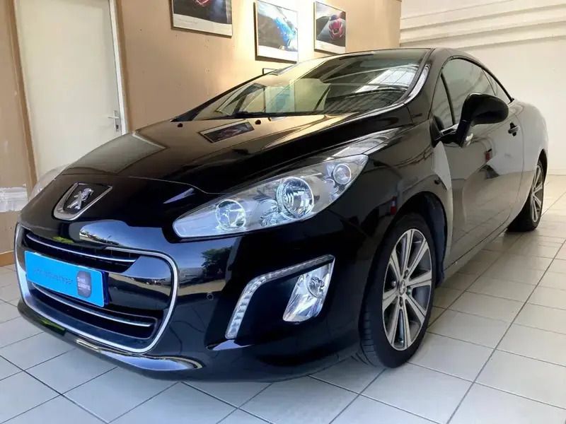 Noir Utilisé 2015 Peugeot 308 CC Cabriolet | 12 990 € (Bon prix) - Image 1/4