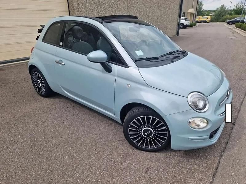 Bleu Utilisé 2021 Fiat 500C Launch Edition Cabriolet | 12 990 € (Prix juste) - Image 1/4