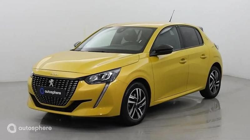 Jaune Utilisé 2022 Peugeot 208 Allure Citadine | 14 499 € (Bon prix) - Image 1/4