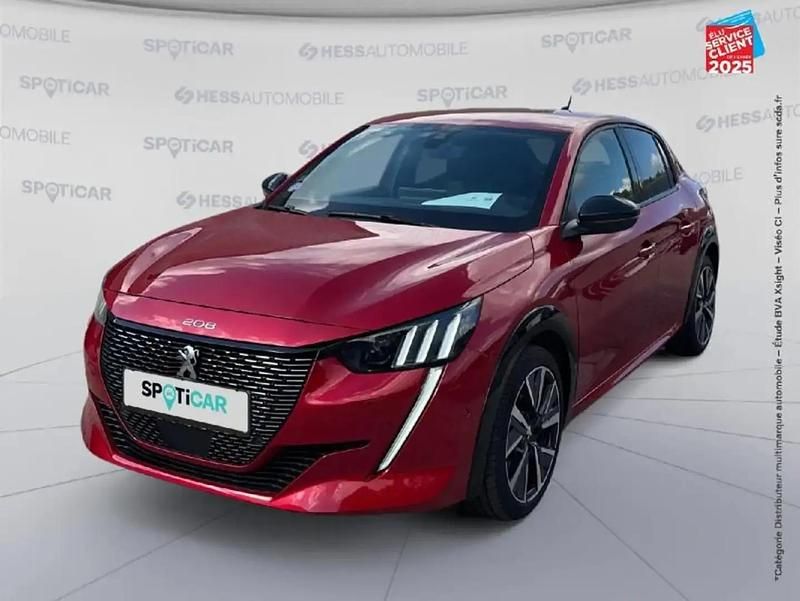 Rouge Utilisé 2021 Peugeot 208 GT Citadine | 13 499 € (Bon prix) - Image 1/4