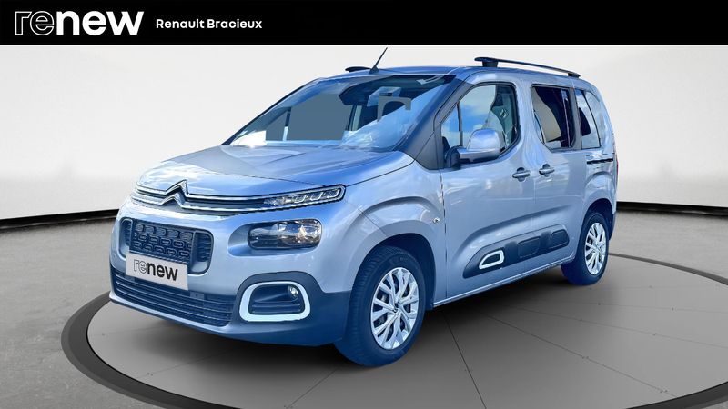 Gris Utilisé 2020 Citroën Berlingo PureTech Monospace | 19 990 € (Prix juste) - Image 1/4