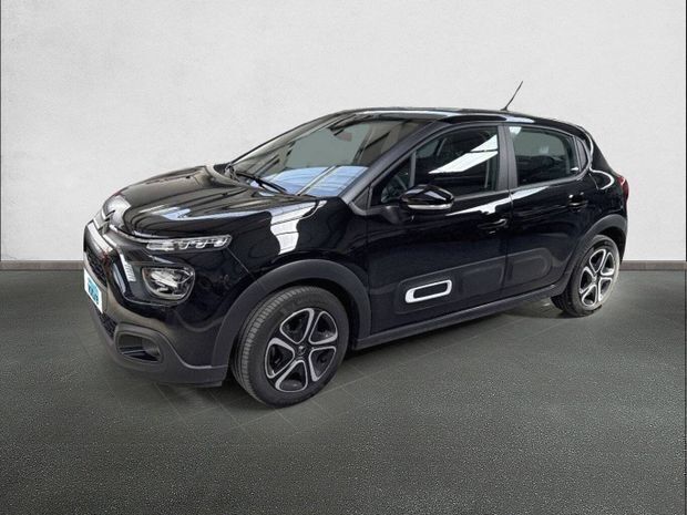 Noir Utilisé 2023 Citroën C3 PureTech Citadine | 13 170 € (Prix juste) - Image 1/4