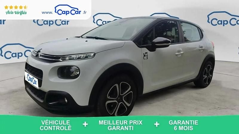 Blanc Utilisé 2018 Citroën C3 PureTech Citadine | 5 490 € (Bon prix) - Image 1/4