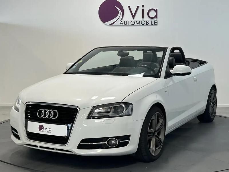 Blanc Utilisé 2012 Audi Cabriolet S-Line Cabriolet | 9 490 € - Image 1/4