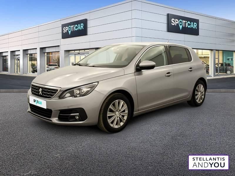 Gris Utilisé 2021 Peugeot 308 Allure Berline | 13 290 € (Super prix) - Image 1/4