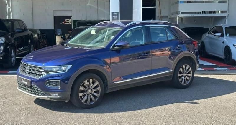 Bleu Utilisé 2020 VW T-Roc SUV | 23 990 € (Prix juste) - Image 1/4