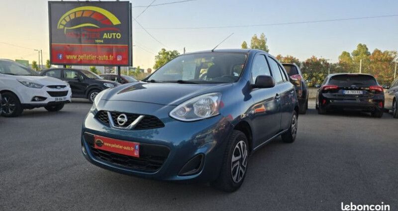 Bleu Utilisé 2016 Nissan Micra Visia Citadine | 6 890 € (Prix juste) - Image 1/4