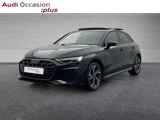 Noir mythic métallisé Occasion 2025 Audi A3 S-Line | 37 690 € (Prix assez cher) - Image 1/4