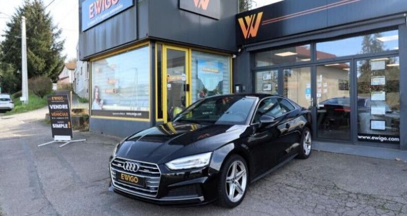 Noir Utilisé 2016 Audi A5 S-Line Coupé | 19 489 € (Prix juste) - Image 1/4