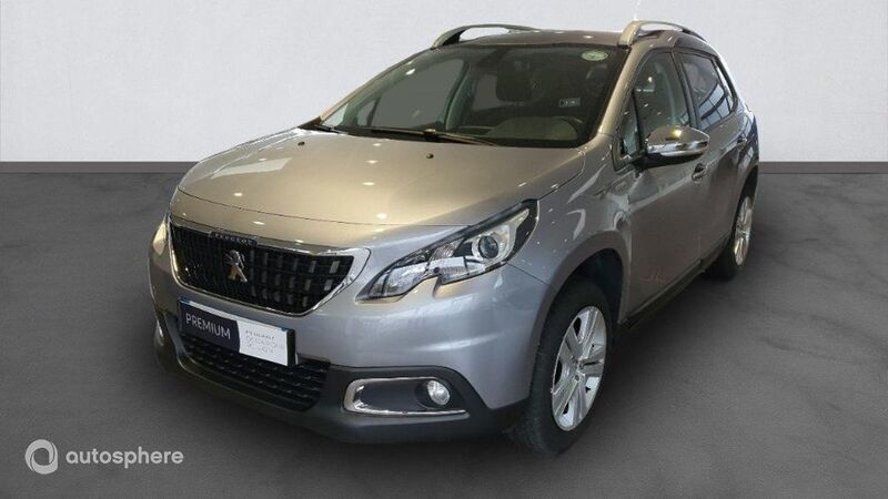 Gris Utilisé 2018 Peugeot 2008 Style SUV | 9 279 € (Bon prix) - Image 1/4