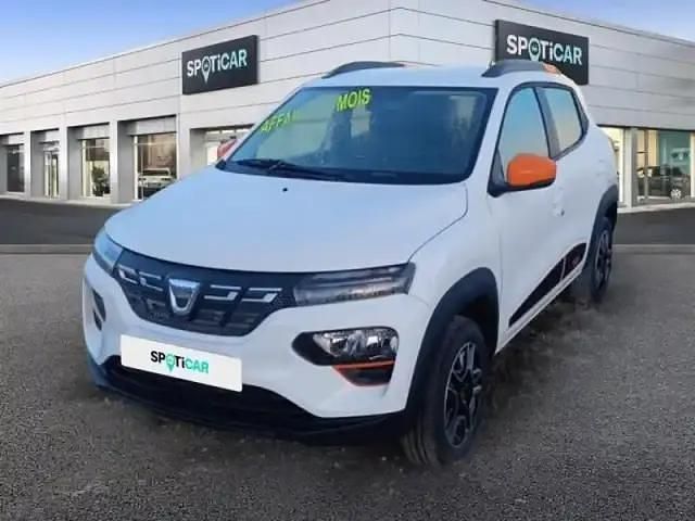 Blanc kaolin Utilisé 2022 Dacia Spring Comfort Plus Citadine | 9 390 € - Image 1/4