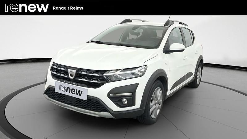 Blanc Utilisé 2021 Dacia Sandero Comfort Citadine | 13 990 € (Prix juste) - Image 1/4