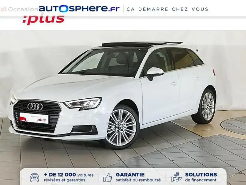 Blanc Utilisé 2017 Audi A3 Sportback Design Citadine | 32 478 € (Prix cher) - Image 1/4