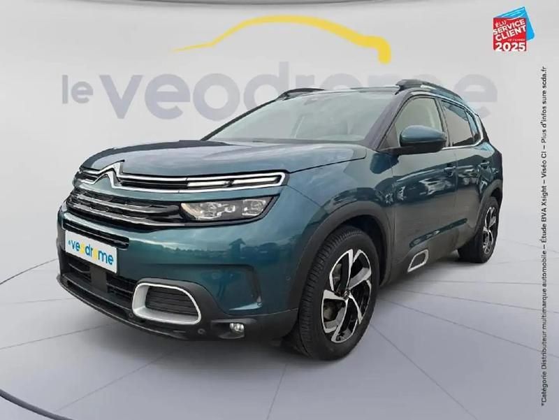 Gris Utilisé 2019 Citroën C5 Aircross PureTech SUV | 18 999 € (Prix juste) - Image 1/4