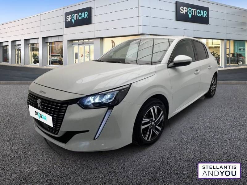 Blanc Utilisé 2021 Peugeot 208 Allure Citadine | 15 290 € (Prix juste) - Image 1/3