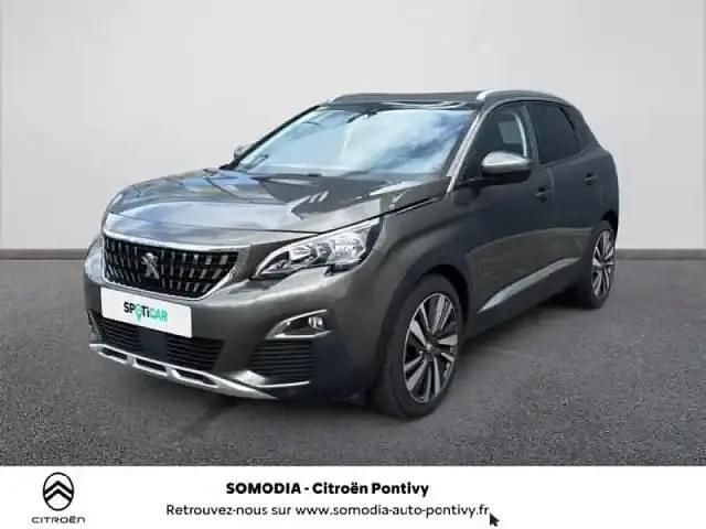 Gris amazonite (m) Utilisé 2019 Peugeot 3008 Allure SUV | 16 490 € (Prix juste) - Image 1/4