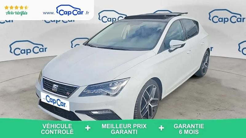 Blanc Occasion 2018 Seat Leon FR Berline | 14 800 € (Prix juste) - Image 1/4