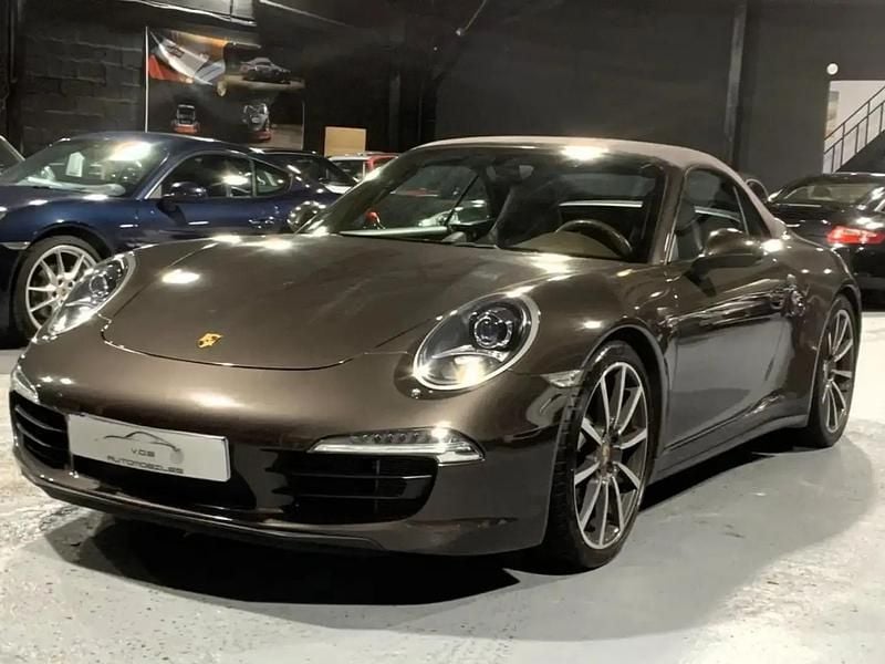 Brun Occasion 2013 Porsche 911 Carrera 4S Cabriolet Chrono Cabriolet | 84 990 € (Prix juste) - Image 1/4