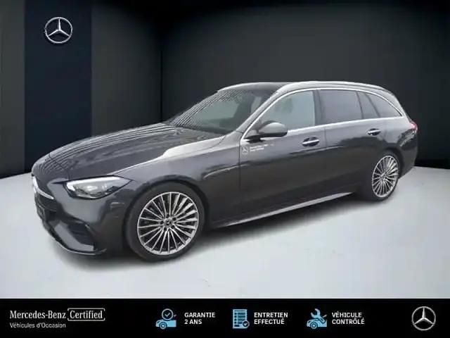 Gris Occasion 2024 Mercedes C220 AMG line Break | 50 900 € (Prix cher) - Image 1/4