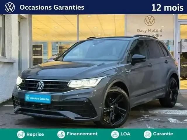 Gris dauphin métallisée Occasion 2022 VW Tiguan R-line SUV | 36 889 € (Prix juste) - Image 1/4