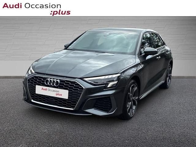 Gris daytona nacré Utilisé 2021 Audi A3 Sportback e-tron S-Line Citadine | 26 995 € (Prix juste) - Image 1/4