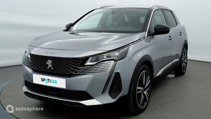 Gris Utilisé 2022 Peugeot 3008 GT SUV | 24 968 € (Prix juste) - Image 1/4