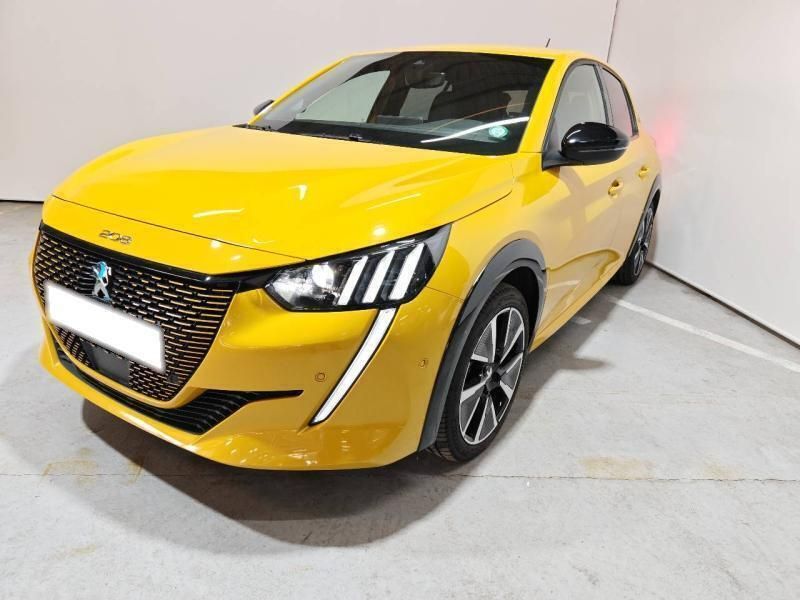 Jaune Utilisé 2021 Peugeot e-208 GT Citadine | 15 490 € (Prix juste) - Image 1/4