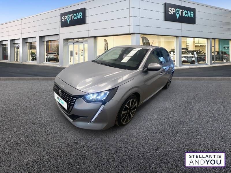 Gris Utilisé 2020 Peugeot 208 Allure Citadine | 13 990 € (Prix juste) - Image 1/3