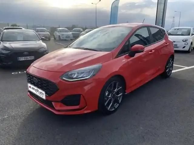 Rouge Utilisé 2022 Ford Fiesta ST-Line X Berline | 17 999 € - Image 1/4