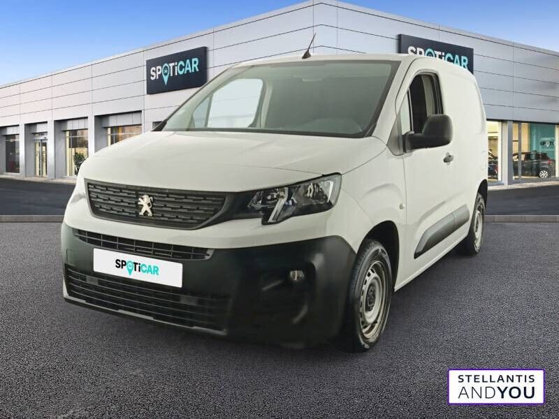Blanc Utilisé 2019 Peugeot Partner Premium Monospace | 13 590 € - Image 1/4