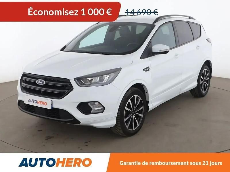 Blanc Utilisé 2018 Ford Kuga ST-Line SUV | 13 690 € (Prix juste) - Image 1/2