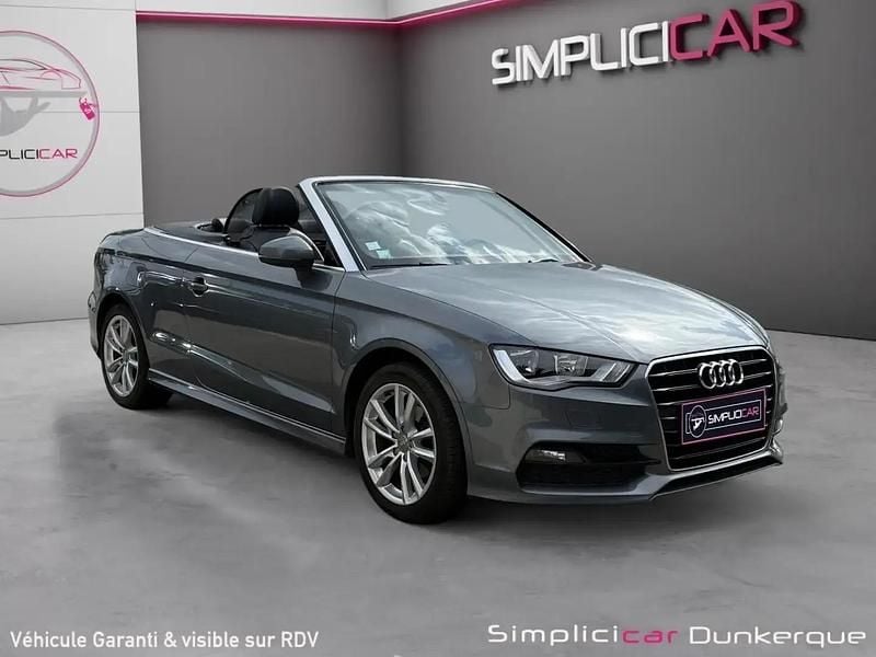 Gris Occasion 2015 Audi A3 Ambition Cabriolet | 19 480 € (Prix assez cher) - Image 1/4