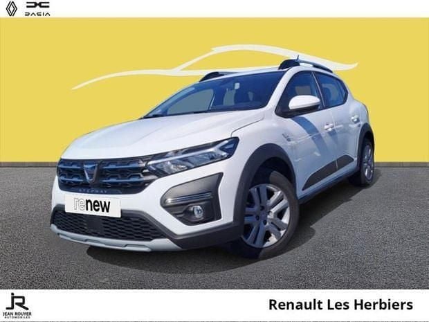 Blanc Utilisé 2022 Dacia Sandero Comfort Citadine | 14 590 € (Prix juste) - Image 1/4