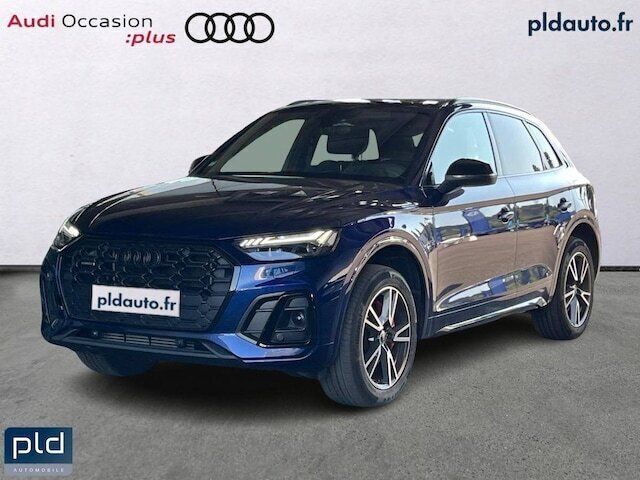 Bleu navarre métallisé Utilisé 2023 Audi Q5 S-Line SUV | 49 990 € (Prix juste) - Image 1/4
